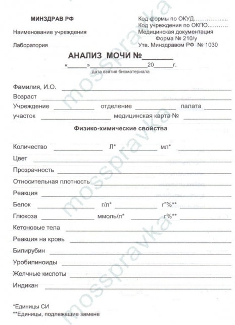 Купить справку 210/у